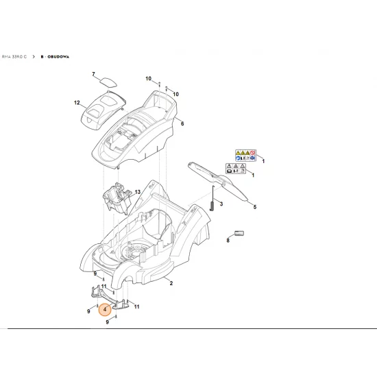 STIHL Pokrywa 6320 706 0710